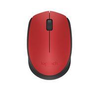 Logitech M171 Wireless Mouse for PC, Mac, Laptop, 2.4 GHz with USB Mini Receiver, Optical Tracking, 12-Months Battery Life, Ambidextrous - Red