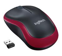 Logitech M185 - mouse - 2.4 GHz - red