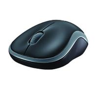 Logitech M185 Mouse Wireless Without Bluetooth Black, Blue Suitable For Lefthanded People
