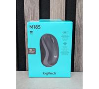 Logitech M185 Wireless Mouse USB Optical 1000 DPI Grey/Black New