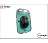 Logitech M185 Black and Red Wireless Optical Compact Mouse for PC/Laptop or Mac