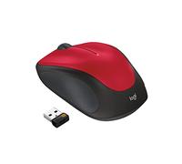 Logitech M235 Wireless Mouse, 2.4 GHz with USB Unifying Receiver, 1000 DPI Optical Tracking, 12 Month Battery, Compatible with PC, Mac, Laptop, Chromebook - Red