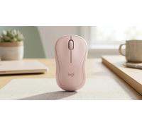 Logitech M240 Silent Bluetooth Mouse, Wireless, Compact, Portable, Smooth Tracking, 18-Month Battery, for Windows, macOS, ChromeOS, Compatible with PC, Mac, Laptop, Tablets - Rose