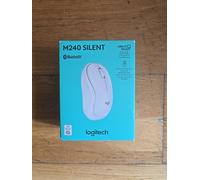 Logitech M240 Silent Bluetooth Mouse - Off White 4000 DPI Optical Sensor / NEW