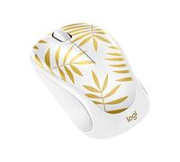 Logitech M317 Design Collection Limited Edition Wireless Ambidextrous Optical USB Mouse, Bamboo Dream (910-006614)