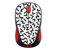 Logitech M317C Wireless Optical Mouse Zig-Zag Red (PN 910-004750)