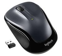 Logitech M325s Wireless Mouse, 2.4 GHz with USB Receiver, 1000 DPI Optical Tracking, 18-Month Life Battery, PC/Mac/Laptop/Chromebook - Dark Silver