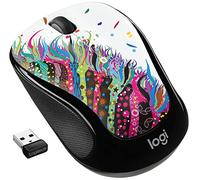 Logitech M325s Wireless Mouse, 2.4 GHz with USB Receiver, 1000 DPI Optical Tracking, 18-Month Life Battery, PC/Mac/Laptop/Chromebook - Celebration Black