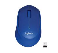 Logitech M330 Silent Plus RF Wireless Optical 1000DPI Right-hand Blue mice