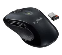 Logitech M510 Wireless Mouse, 2.4 GHz with USB Unifying Receiver, 1000 DPI Laser-Grade Tracking, 7-Buttons, 24-Months Battery Life, PC / Mac / Laptop - Black
