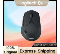 Logitech M720 Triathlon Multi-Device Wireless Mouse, Bluetooth, USB Unifying Receiver, 1000 DPI, 6 Programmable Buttons black