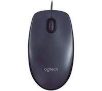 Logitech M90 Corded Optical Mouse USB Black