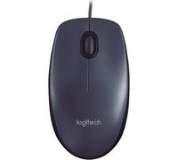 Logitech M90 mouse USB 1000 DPI Optical Tracking, Ambidextrous PC / Mac / Laptop - Black, New