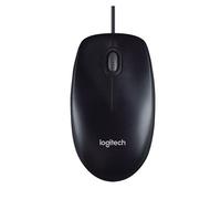 Logitech M90 Wired USB Mouse, 1000 DPI Optical Tracking, Ambidextrous PC / Mac /