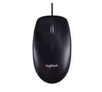 Logitech M90 Wired USB Mouse, 3-Buttons, 1000dpi and Optical Tracking, Black