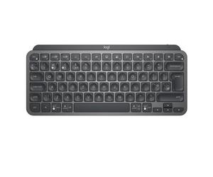 Logitech Master MX Keys Mini Minimalist Wireless Illuminated Keyboard Mini Wireless RF Wireless + Bluetooth QWERTY LED Graphite