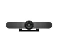 Logitech MeetUp Video Conferencing System, Ultra HD 4K/1080p/720p, 3 Microphones/Adjustable Speakers, Wide Field of View 120°, PC/Mac/Laptop/Macbook/Tablet - Black, 4K