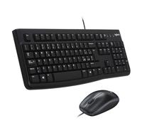 Logitech MK120 Combo Wired Keyboard And Mouse For Windows, USB Optical Mouse