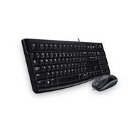 Logitech MK120 Keyboard and Mouse Desktop Wired USB Black Keyboard - US Layout