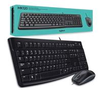 Logitech Keyboard & Mouse MK120 QWERTY