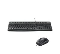 Logitech Mk120 Wired Keyboard And Mouse Combo For Windows, Optical Wired Mouse, Full-Size Keyboard, Usb Plug-And-Play, Compatible