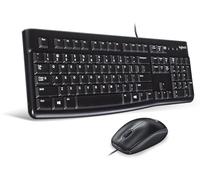Logitech Desktop MK120 keyboard USB QWERTZ German Black