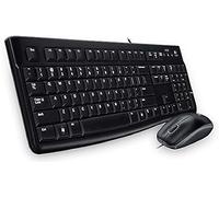 Logitech MK120 Wired Keyboard and Mouse for Windows, QWERTY Bulgarian Layout - Black
