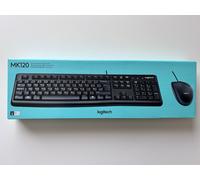 Logitech MK120 Wired Keyboard & Optical Mouse Combo Set New