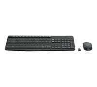 Logitech Mk235 Keyboard & Mouse Usb Wireless Rf Keyboard/Keypad Color: Grey Usb