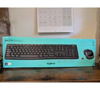 Logitech MK270 UK Wireless Keyboard & Mouse Combo Full-Size Numeric Keypad - New
