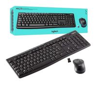 Logitech MK270 Wireless Black Mouse and Keyboard Combo Brand New