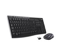 Logitech MK270 Wireless Keyboard and Mouse Combo (Black)