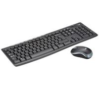 Logitech 920-004508 keyboard Mouse included Home RF Wireless QWERTY US International Black