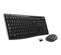 MK270 - Standard - Wireless - RF Wireless - QWERTZ - Black - Mouse included