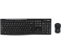 Logitech Wireless Keyboard and Mouse MK270 QWERTY GB Black