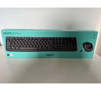 Logitech Wireless Keyboard and Mouse MK270 QWERTY GB Black