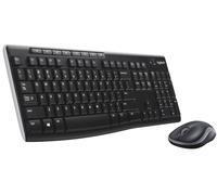 Logitech MK270 Wireless Keyboard and Mouse Set Black 2.4 GHz QWERTY UK