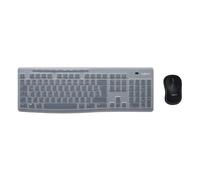 Logitech MK270 Wireless UK Keyboard & Mouse for Education with Silicon Cover.