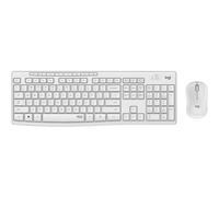 Logitech MK295 Keyboard & Mouse Wired USB UK QWERTY 920-009823 White