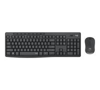 Logitech MK295 Keyboard & Mouse Wireless RF+BT UK QWERTY 920-009799 Black