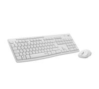 Logitech MK295 Silent Wireless Combo, QWERTY US International Layout - White