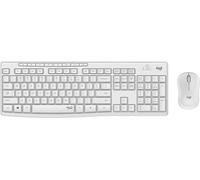 Logitech Set Keyboard And Mouse Wireless MK295 White QWERTY 920-009823