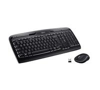Logitech Mk330 Wireless Keyboard And Mouse Combo For Windows, 2.4 Ghz Wireless With Usb-Receiver, Portable Mouse, Multimedia