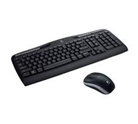 Logitech MK330 Wireless Keyboard and Mouse Combo, AZERTY French Layout - Black