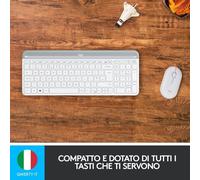 Logitech MK470 Kit Mouse And Keyboard, Italian QWERTY Layout