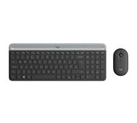 Logitech MK470 Slim Wireless Keyboard & Mouse Combo, QWERTZ German Layout - Black