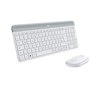 Logitech MK470 Slim Wireless Keyboard & Mouse Combo, QWERTZ German Layout - Whit