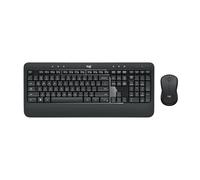 Logitech MK540 Advanced Wireless Keyboard and Mouse Combo for Windows, 2.4 GHz Unifying USB-Receiver, Multimedia Hotkeys, 3-Year Battery Life, for PC, Laptop