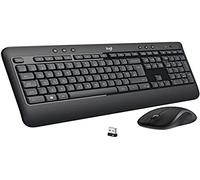 Logitech MK540 Advanced Wireless Keyboard and Mouse Combo for Windows, QWERTY Italian Layout - Black