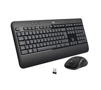 Logitech MK540 Advanced Wireless Keyboard and Mouse Combo for Windows, QWERTY Pan Nordic Layout - Black